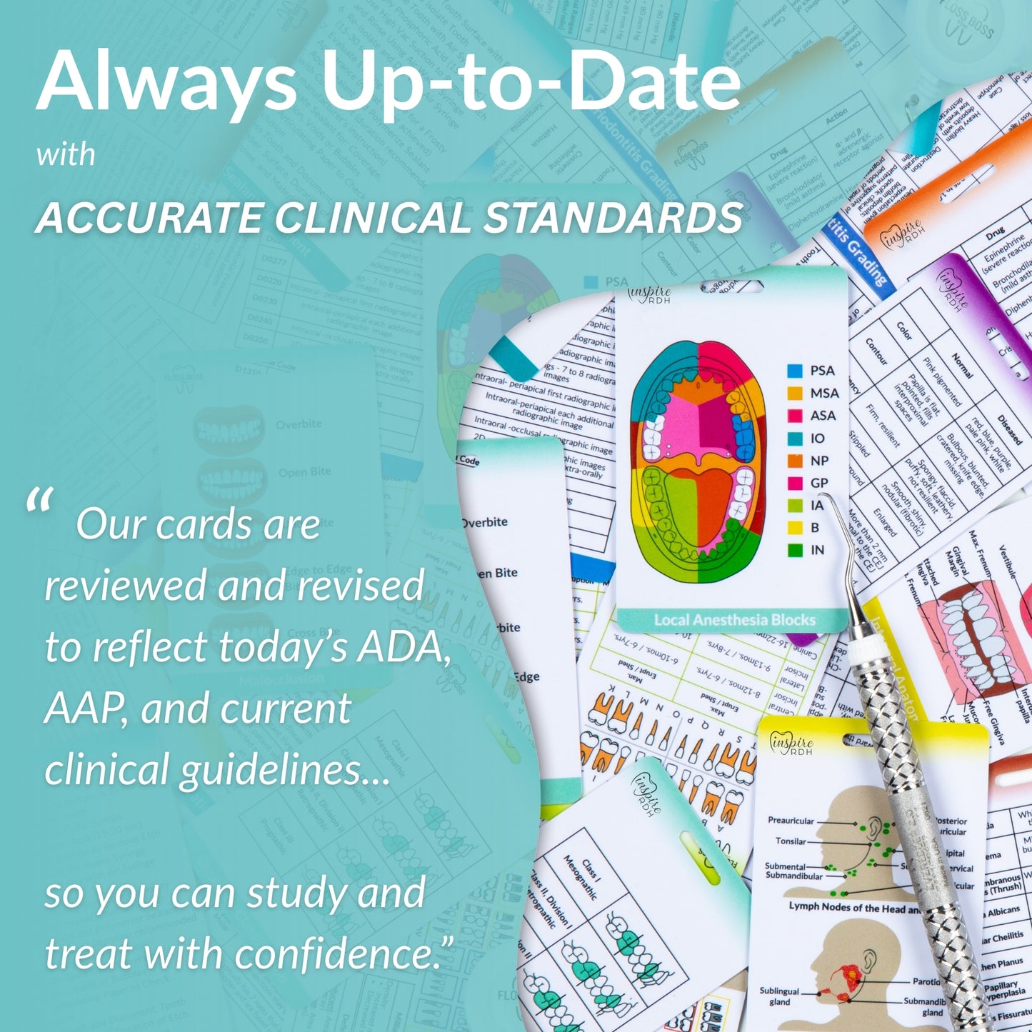 Dental Hygiene Reference & Study Cards