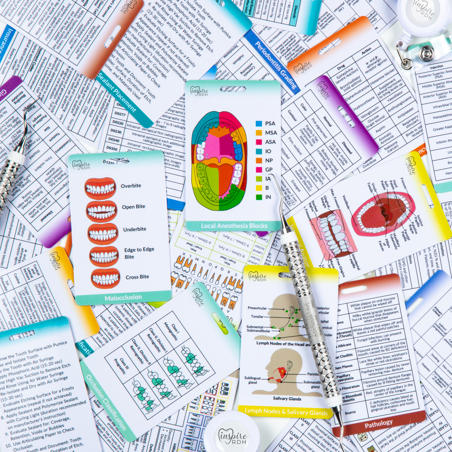 Dental Hygiene Reference & Study Cards
